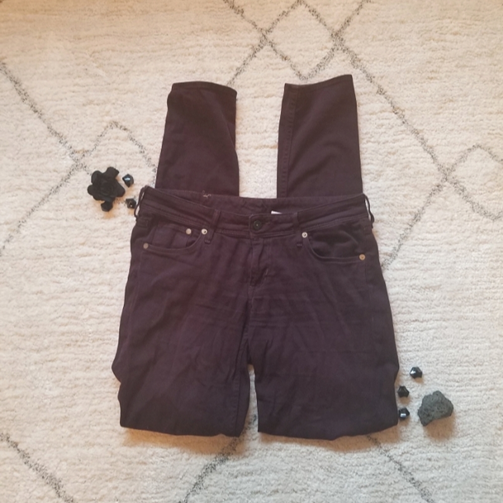 H&M plum skinny jeans